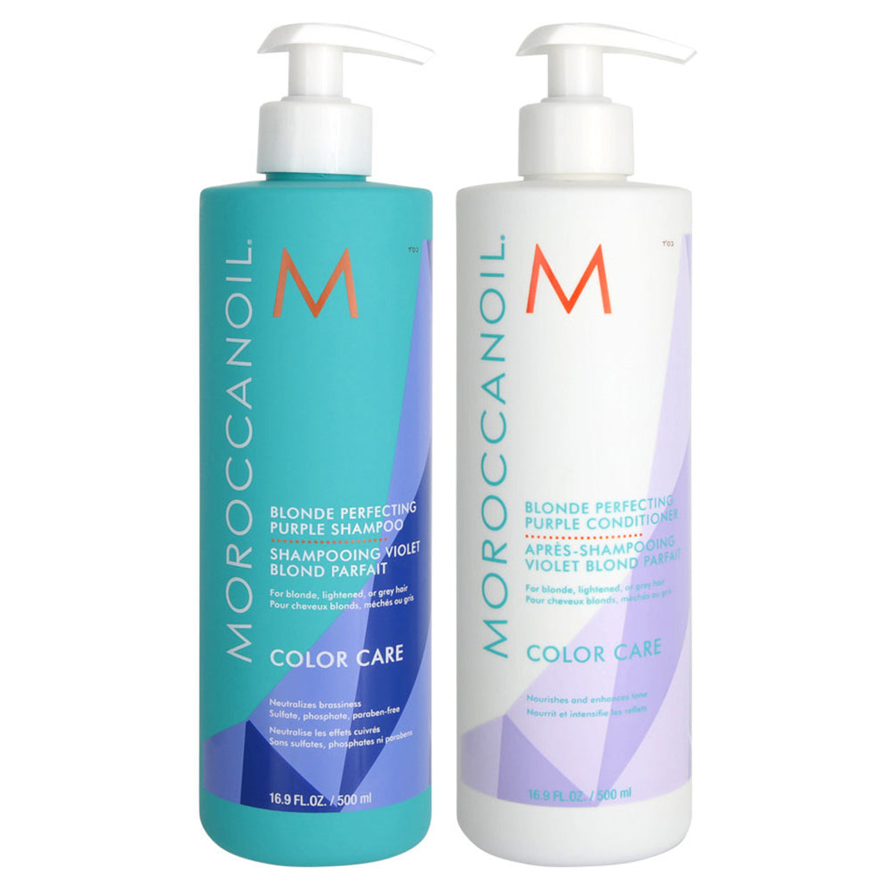 Moroccanoil Blonde Perfecting Shampoo & Conditioner Duo 16.9 fl oz.
