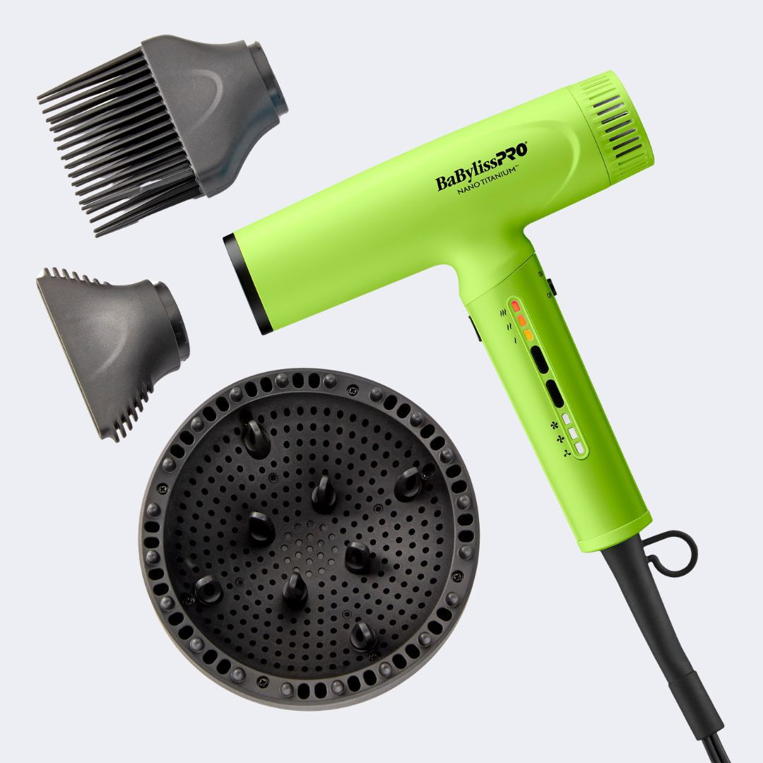 BaByliss®PRO Nano Light Ionic Limited Edition Dryer in Neon Yellow