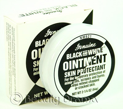 black and white ointment skin protectant