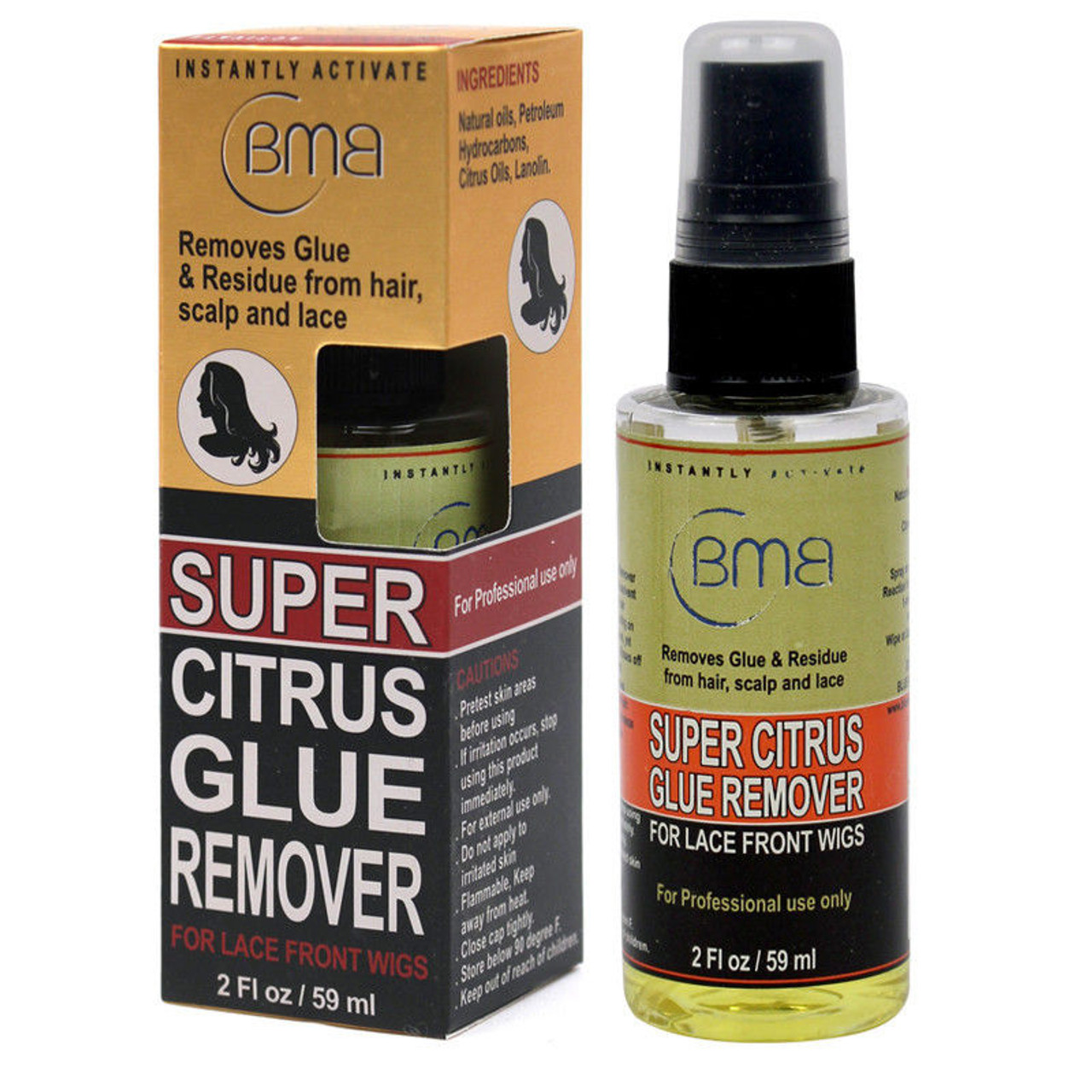 BMB Super Lace Glue Adhesive Tube & Citrus Glue Remover For Lace Wigs