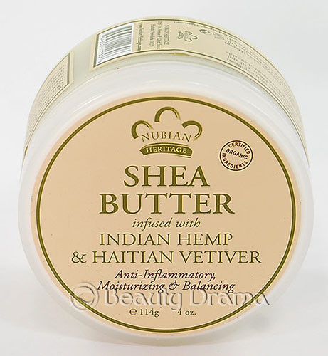 Nubian Heritage Organic Shea Butter With Indian Hemp Haitian Vetiver