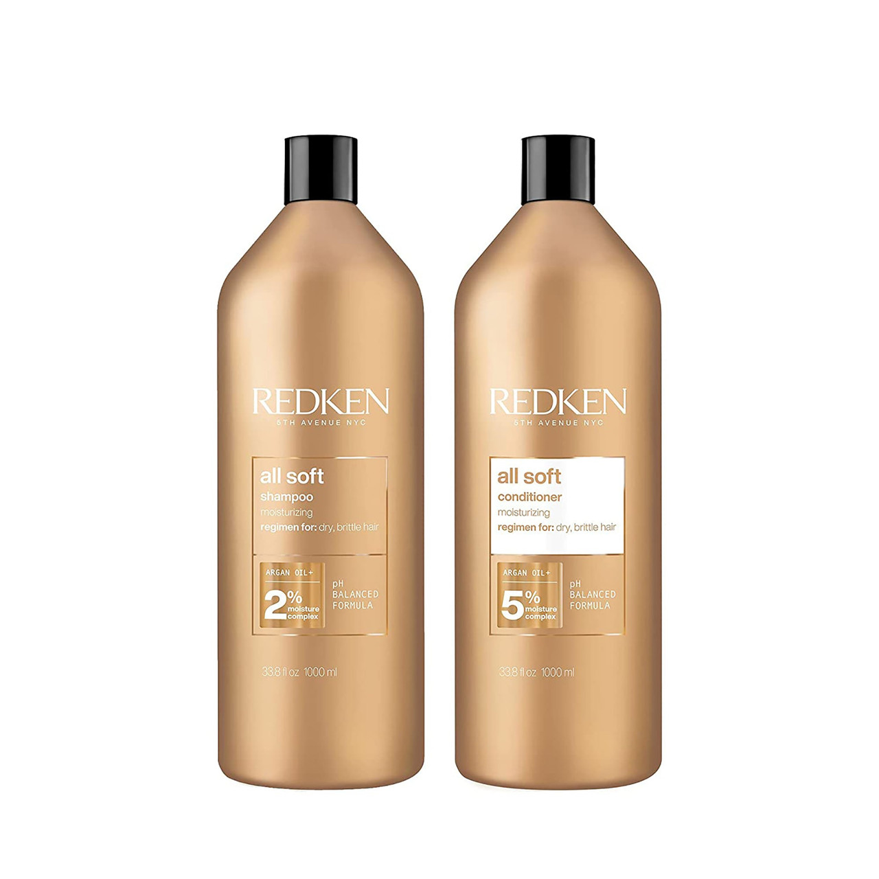 All Soft Shampoo & Conditioner Size Combo oz.