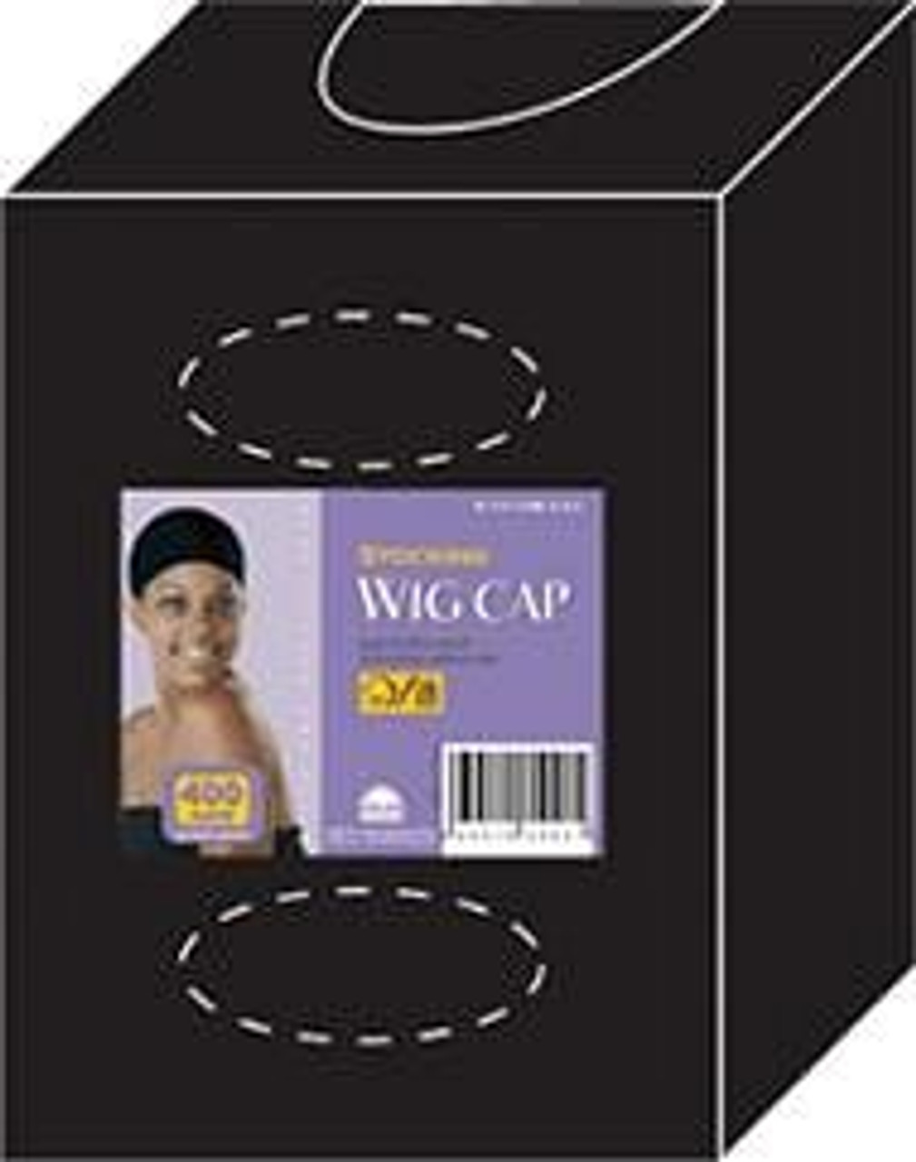 Qfitt Stocking Wig Caps Stretch Mesh Wide Band No Slip Off -2Caps