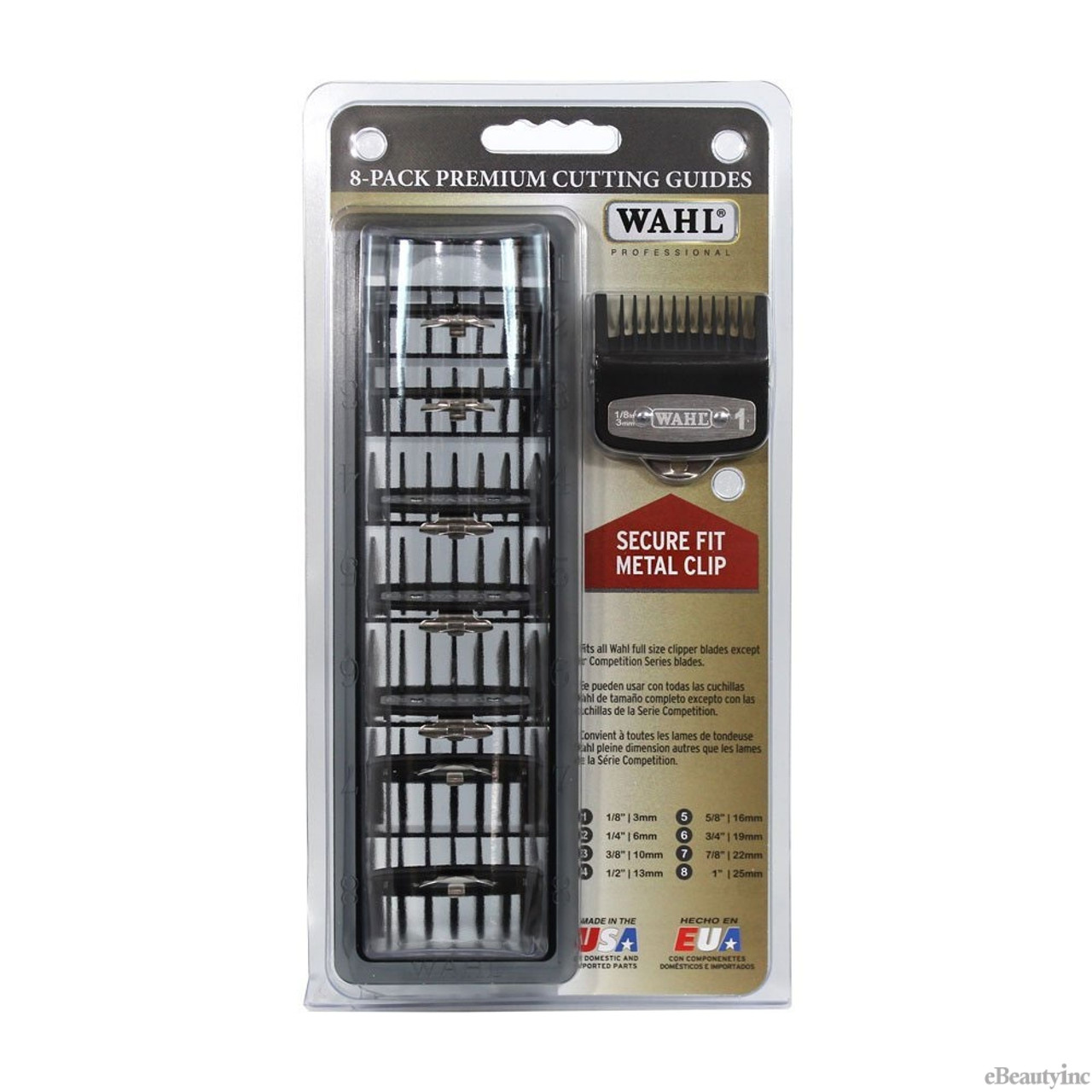 wahl premium cutting guide with metal clip