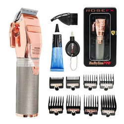 BaByliss PRO Rose Gold FX Metal Lithium Cordless Clipper FX870RG