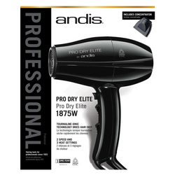 Andis Pro Dry Elite Tourmaline Ionic 1875W Hair Dryer #84025