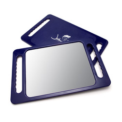 Johnny B. Mirror with large area for greater visibility