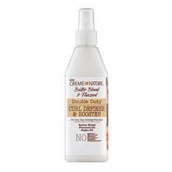 Creme of Nature Butter Blend & Flaxseed Double Duty Curl Definer and booster 12 oz. 