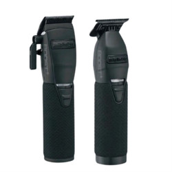 BaByliss PRO BOOST+ Matte BLACK Lithium Cordless Clipper & Trimmer combo 