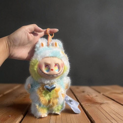 POP MART Labubu Rainbow Bunny Furry Vinyl Figure – LAFUFU DUPE The