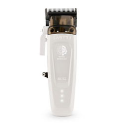 StyleCraft Saber II Cordless Digital Brushless Motor Clipper – White (SC619)