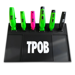 TPOB Magnetic Mat Blackout Edition – Heavy Duty Barber Tool Organizer