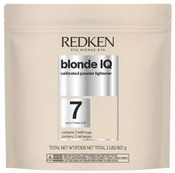 Redken Blonde IQ 7 Calibrated Powder Lightener for Up to 7 Levels of Lift