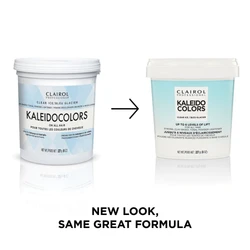 Clairol Professional Kaleidocolors Clear Ice Clay-Based Powder Lightener – Balayage & Highlight Hair Lightener 8 oz