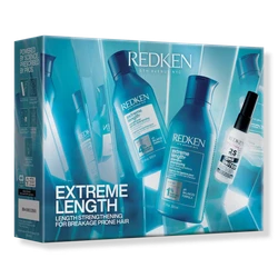 Extreme Length Shampoo: Aqua / Water / Eau, Cetearyl Alcohol, Propylene Glycol, Maleic Acid, Ethanolamine, Behentrimonium Methosulfate, Parfum / Fragrance, Stearamidopropyl Dimethylamine, Glycerin, Phenoxyethanol, Hydroxyethylcellulose, Ricinus Communis Seed Oil / Castor Seed Oil, Quaternium-91, Polyquaternium-37, Benzoic Acid, Paraffinum Liquidum / Mineral Oil / Huile Minerale, Cetrimonium Chloride, Cetrimonium Methosulfate, Ppg-1 Trideceth-6, Benzyl Benzoate, Biotin, Limonene, Benzyl Alcohol, Acrylates Copolymer, Linalool, 2-Oleamido-1,3-Octadecanediol, Sorbitan Oleate
Extreme Length Conditioner: Aqua / Water / Eau, Sodium Laureth Sulfate, Sodium Chloride, Cocamidopropyl Betaine, Citric Acid, Sodium Hydroxide, Parfum / Fragrance, Propylene Glycol, Polyquaternium-10, Sodium Benzoate, Hexylene Glycol, Salicylic Acid, Vanillin, Benzyl Benzoate, Linalyl Acetate, Tetramethyl Acetyloctahydronaphthalenes, Carvone, Citrus Aurantium Peel Oil, Limonene, Benzyl Alcohol, 2-Oleamido-1,3-Octadecanediol, Linalool, Biotin
One United Leave-In Treatment: Aqua / Water / Eau, Cocos Nucifera Oil / Coconut Oil, Amodimethicone, Polyquaternium-37, Phenoxyethanol, Propylene Glycol Dicaprylate/Dicaprate, Parfum / Fragrance, Acetamide Mea, Sodium Hydroxide, Lactamide Mea, Dimethicone Peg-7 Phosphate, Ppg-1 Trideceth-6, Trideceth-6, Behentrimonium Chloride, Xylose, Lactic Acid, Ethylhexylglycerin, Sorbitan Oleate, Isopropyl Alcohol, Cetrimonium Chloride, Hydrolyzed Vegetable Protein Pg-Propyl Silanetriol, Propylene Glycol, Citronellol, Geraniol, Linalool, Alpha-Isomethyl Ionone, Sodium Benzoate, Potassium Sorbate, Sorbitol, Tocopherol, Citric Acid, Viola Odorata Flower/Leaf Extract