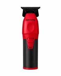 BaBylissPRO CoreFX Limited Edition Professional Cordless Trimmer with Black Graphite Deep-Tooth T-Blade – Red FX76RD