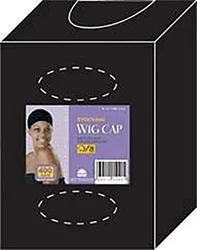 M&M HeadGear Q-FITT Stocking Wig Cap Bulk 400 pcs