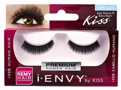 Kiss i ENVY 100% Human Eyelash Full Strip Juicy Volume 01XS
