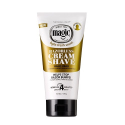 Magic Razorless Cream Shave Smooth for Bald Head Maintenance 6 oz