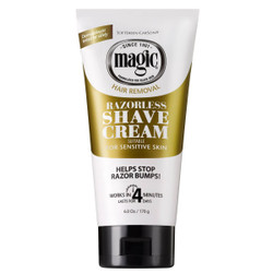 Magic Razorless Cream Shave Smooth for Bald Head Maintenance 6 oz