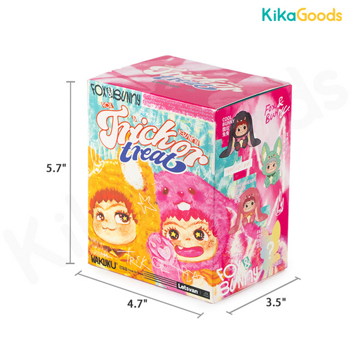 Wakuku Fox & Bunny Trick/Treat Plush Blind Box No Box DUPE