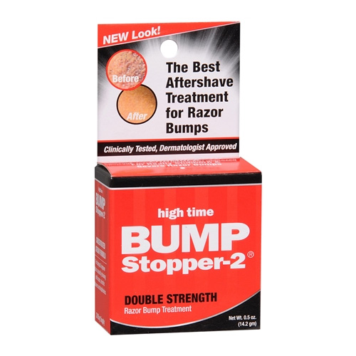 High Time Bump Stopper-2 Double Strength Razor Bump Treatment 0.5 oz