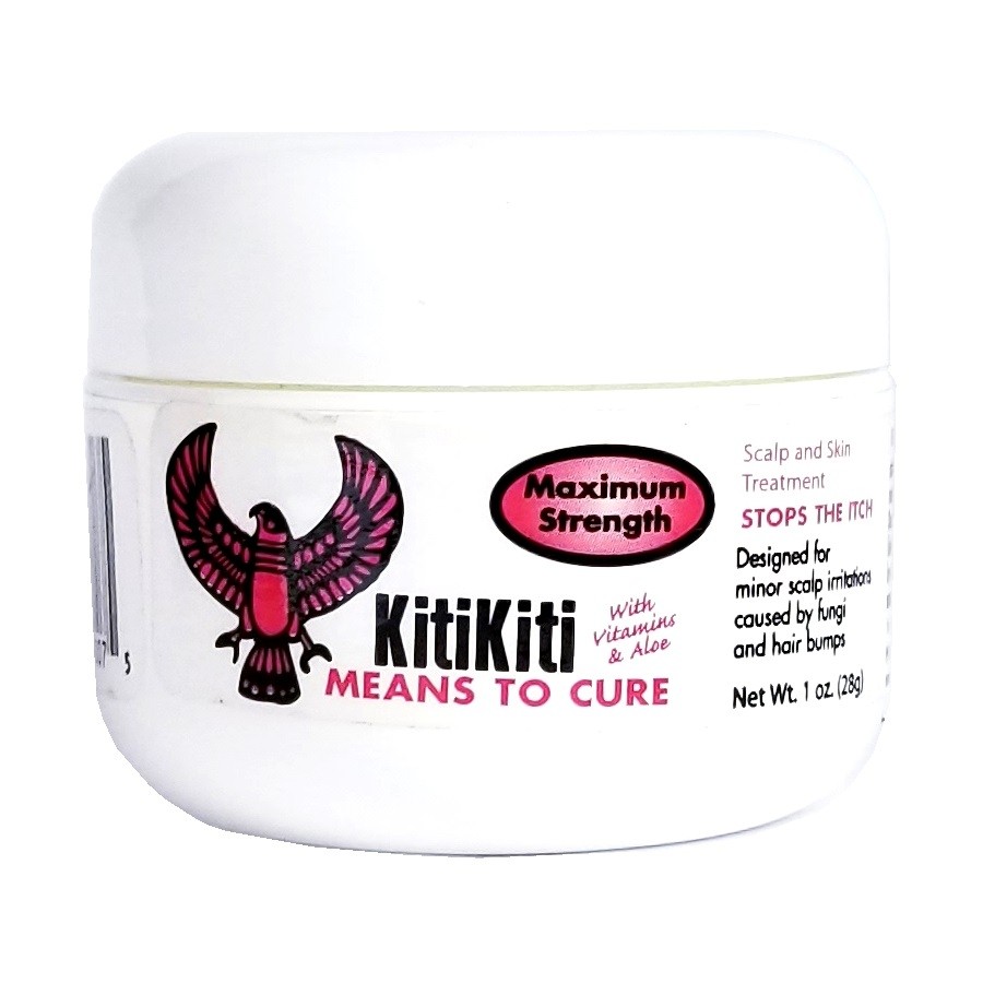 KitiKiti Scalp & Skin Treatment for Hair Bumps Maximum Strength Jar- 1oz