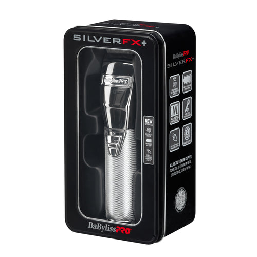 BaBylissPRO SilverFX Metal Lithium Cordless Clipper FX870S