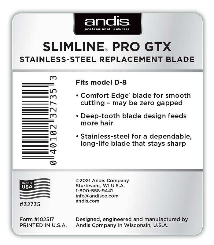 Andis Slimline PRO GTX Replacement Wide Blade #32735