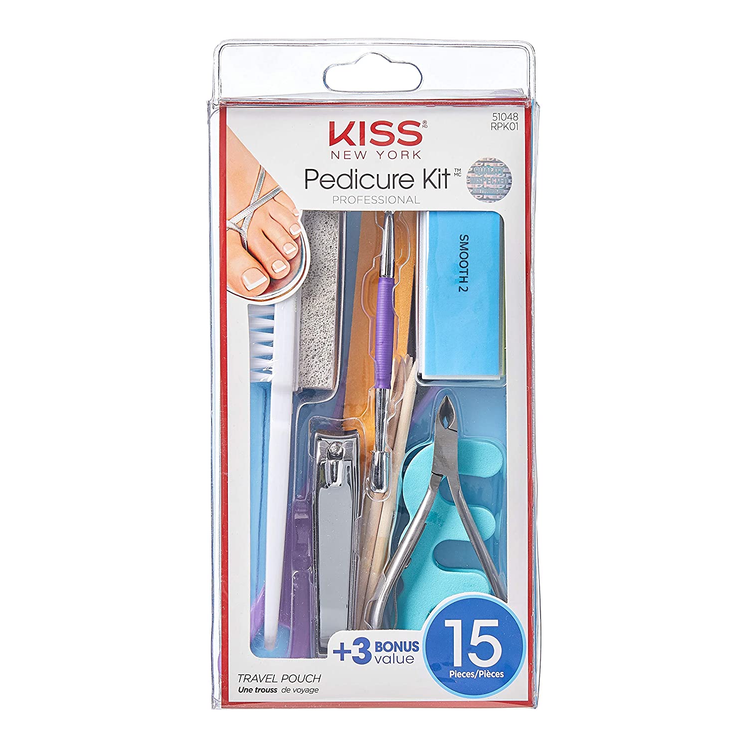 Kiss New York Professional Pedicure Kit, RPK01
