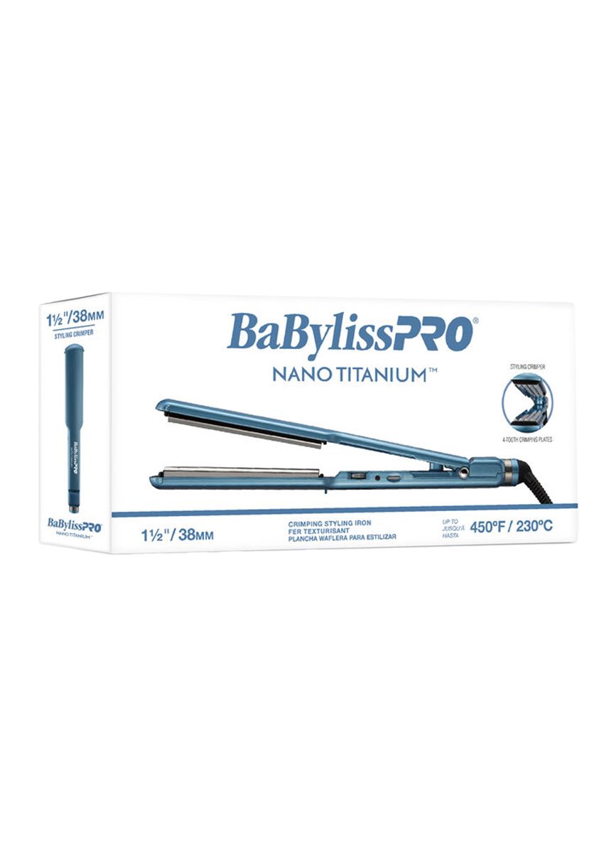 BaByliss Pro Nano Titanium  Crimping Texture Iron - 1-1/2"