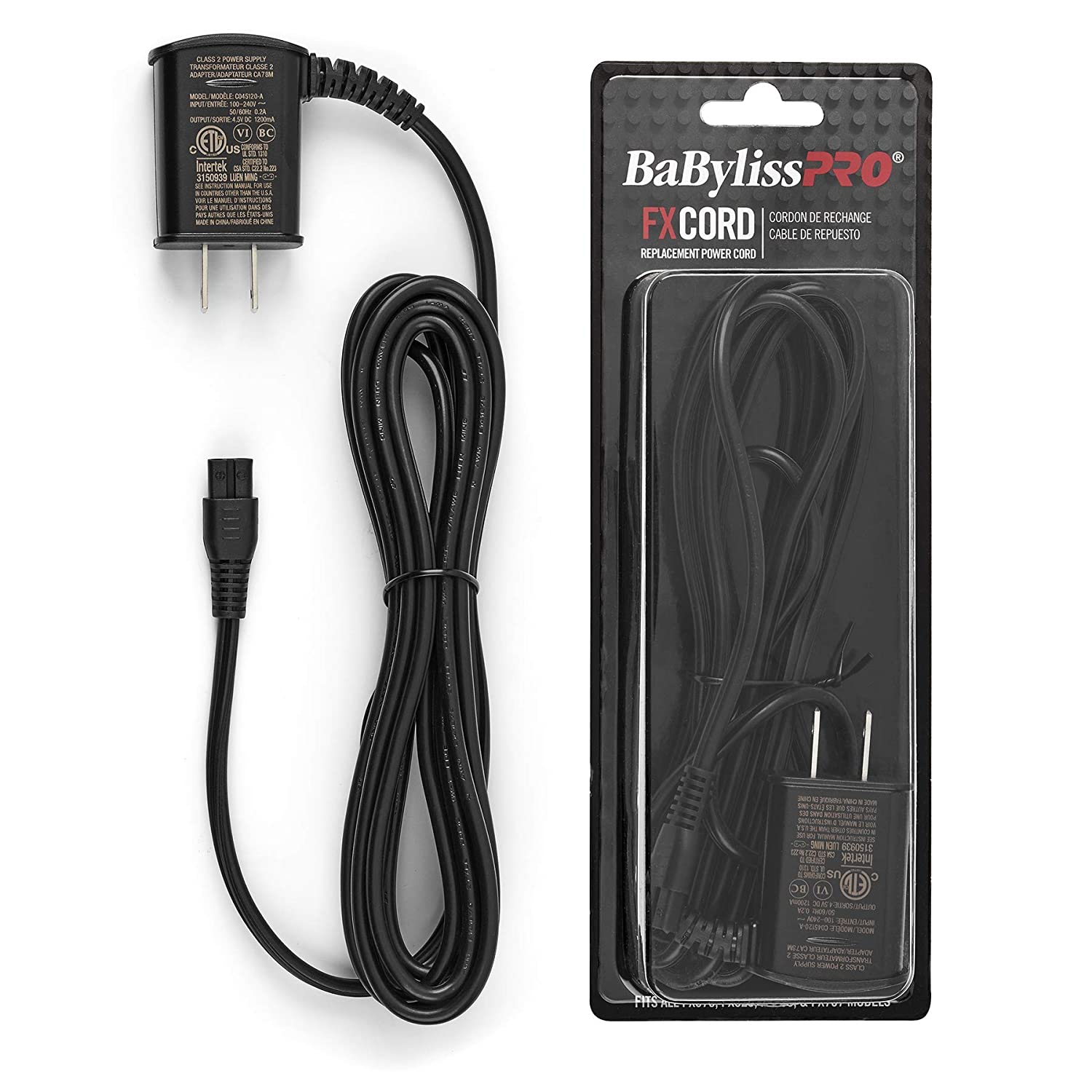 BabylissPro FX Cord Replacement Power Cord for FX870/788/787