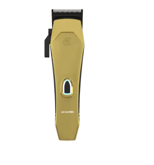 Caliber Professional .50 Cal Mag Cordless Clipper with DLC Blades - Black, Gold and Silver