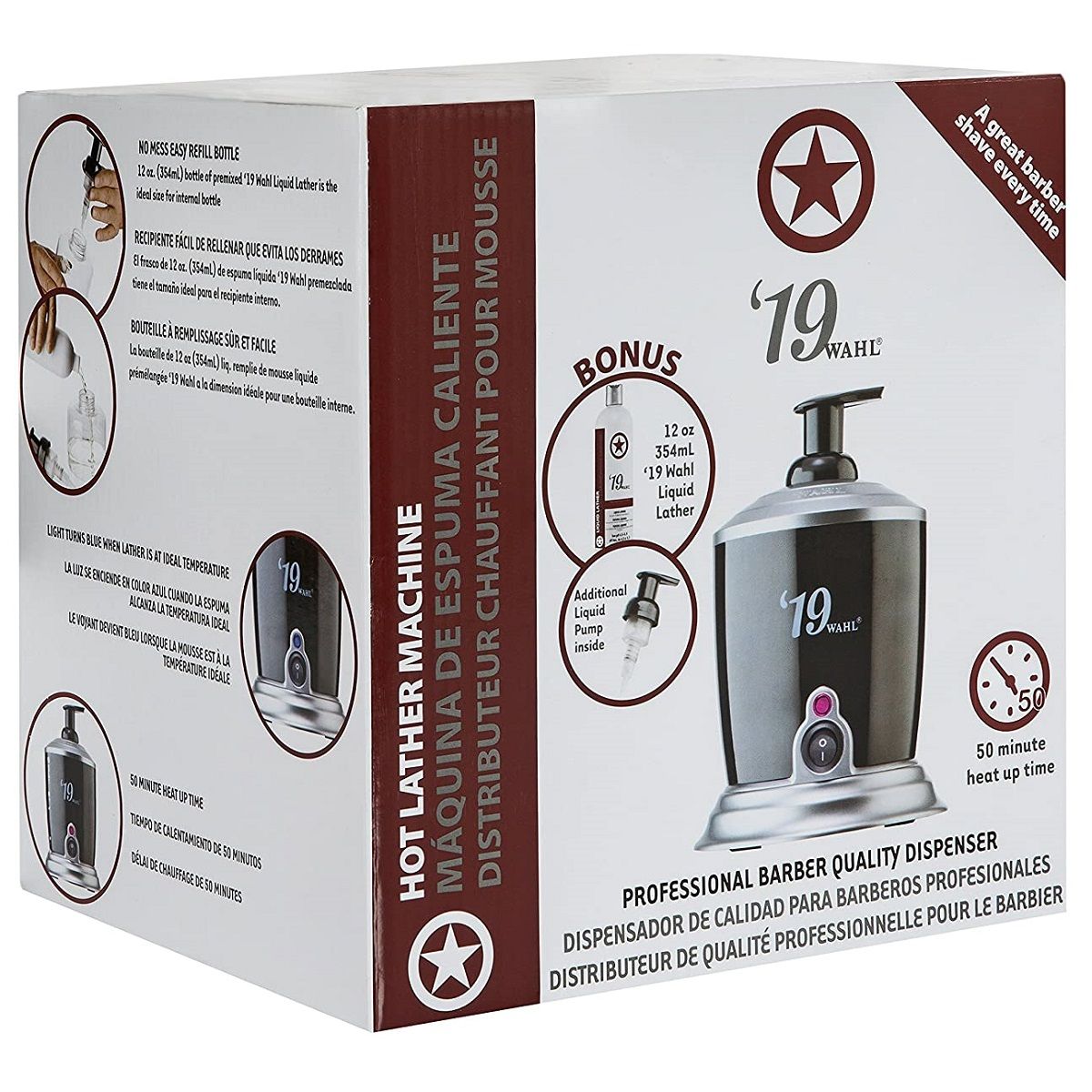 Wahl 19 Hot Lather Machine Best Barber Quality Dispenser