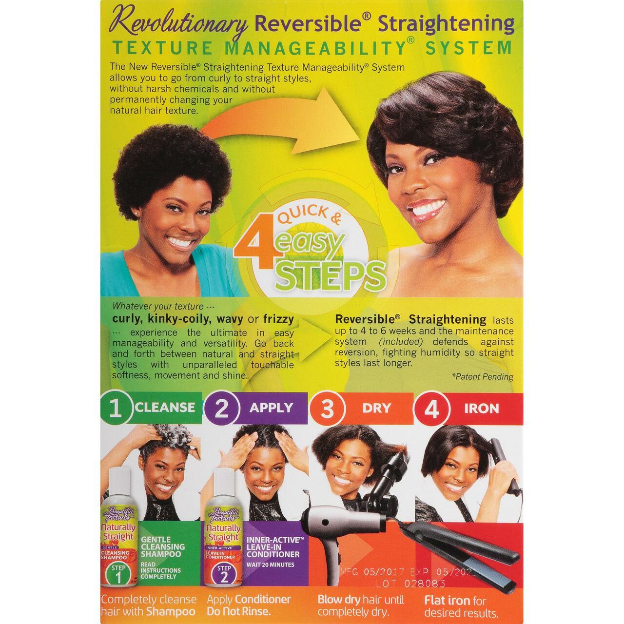 Naturally straight shop hair product