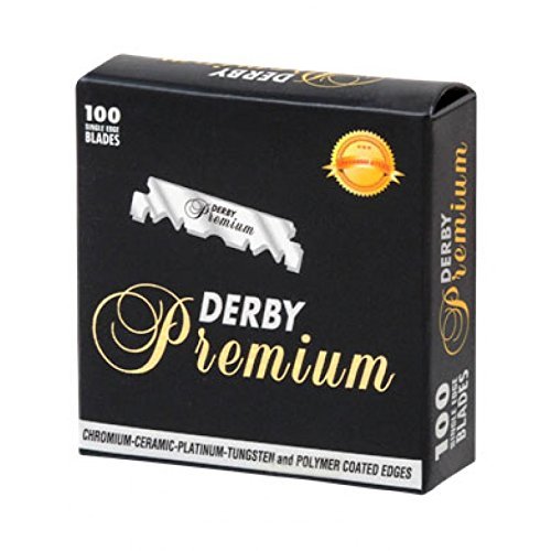 Derby Premium Single Edge Blade - 100 Blades 