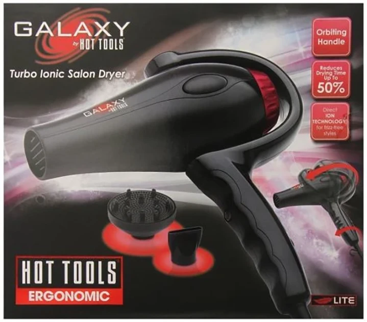 Hot Tools Ergonomic Galaxy Turbo Ionic Salon Dryer