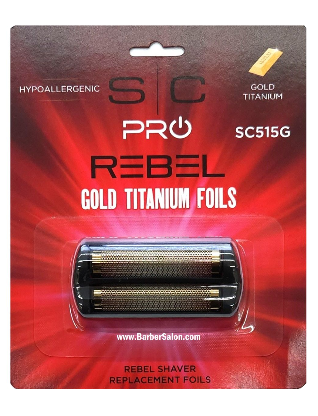 Stylecraft Pro Rebel Shaver Gold Titanium Replacement Foil 
