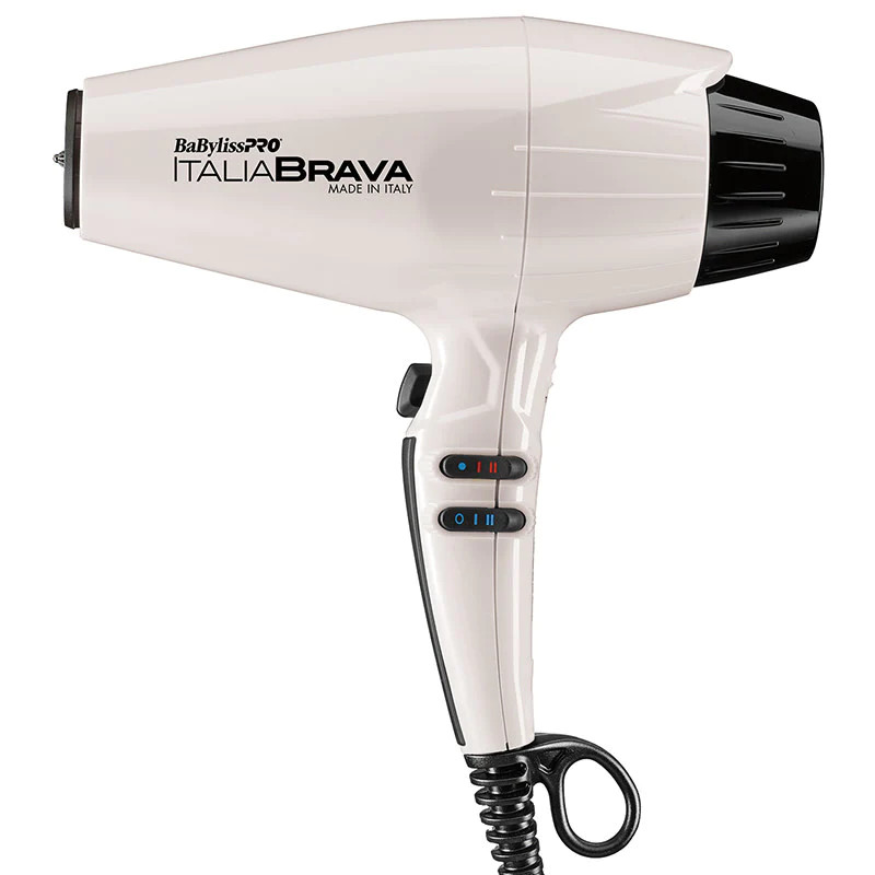 BaByliss®PRO Italia BRAVA Limited Edition 2000 Watts Blow Dryer White 