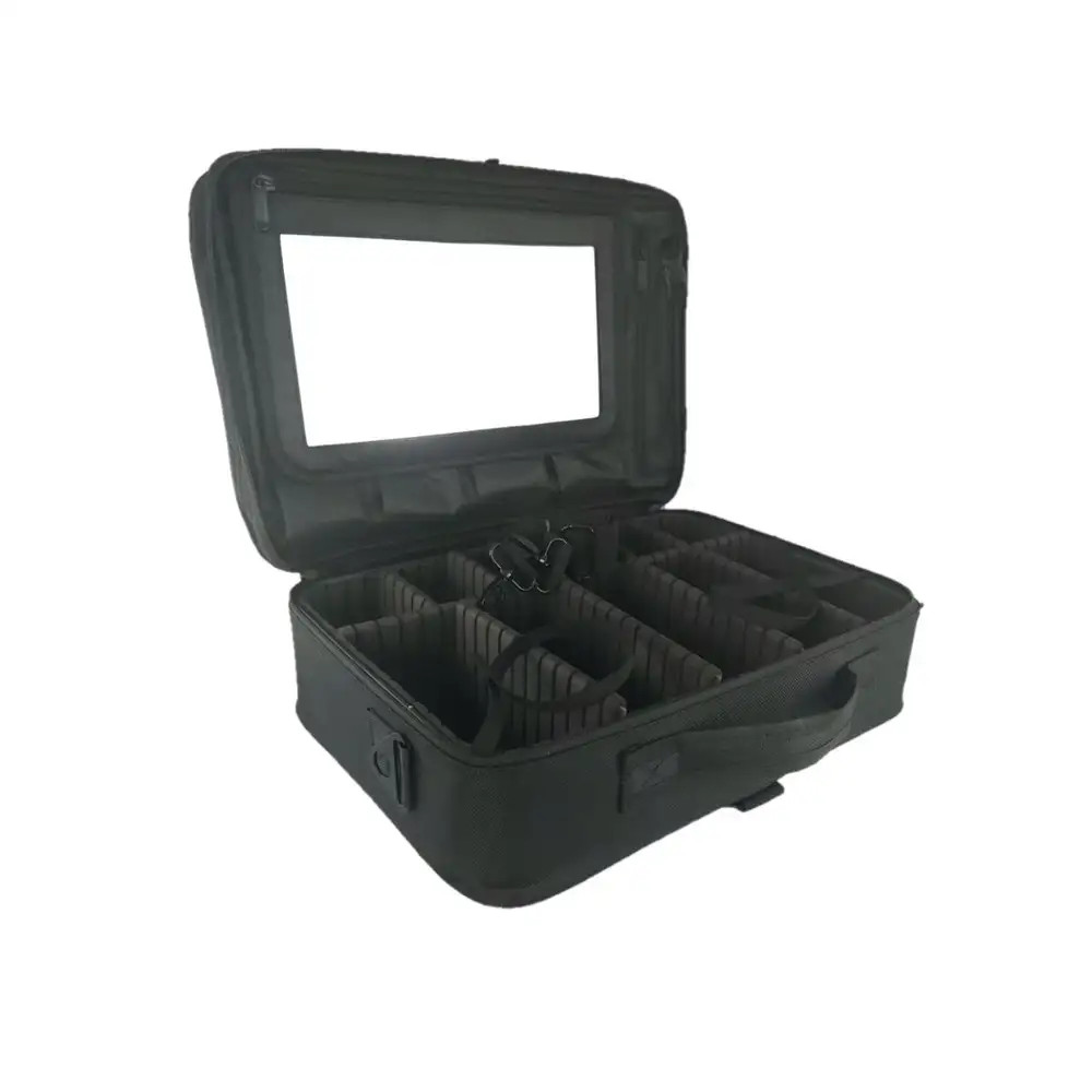 Stylecraft Barber Case On-The-Go Barber/Stylist Tool Case w/ Mirror 