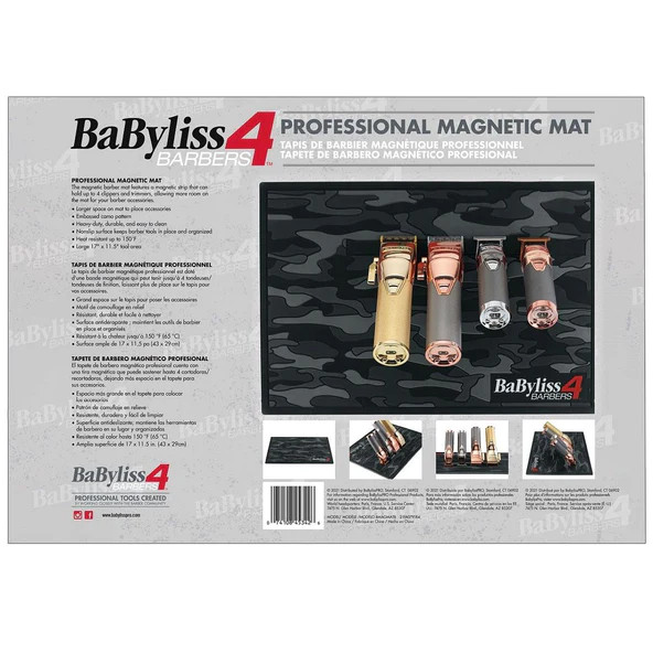 BaByliss Professional Barberology Magnetic Mats - Black Camo