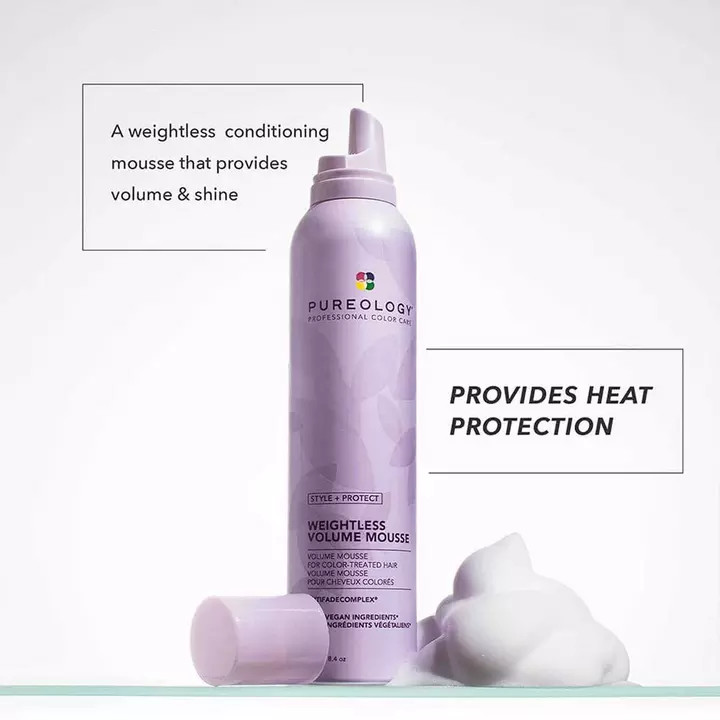 Pureology Style + Protect Weightless Volume Mousse 8.4 oz. 