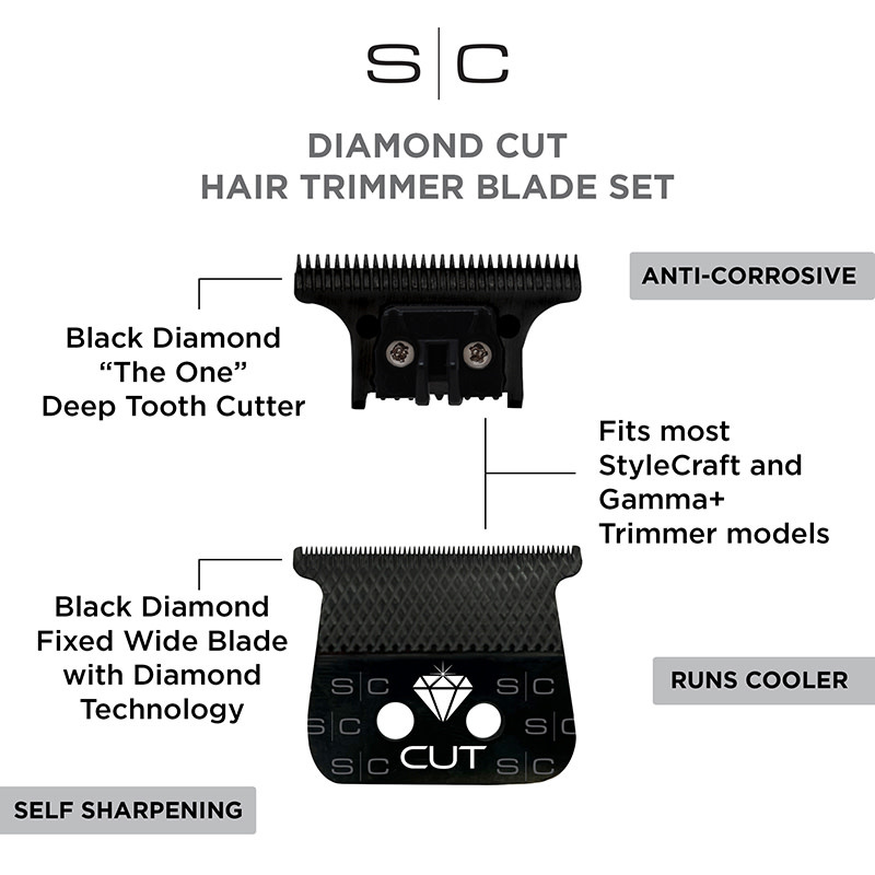 StyleCraft Diamond CUT DLC The One Wide Fixed Blade SC541B