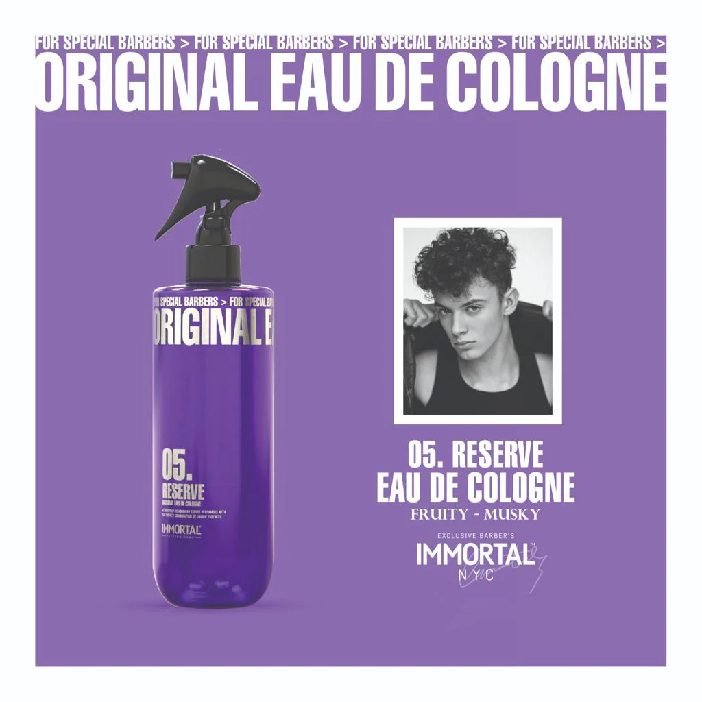 IMMORTAL NYC 05 Reserve Eau De After Shave Cologne 05 Purple 16.9oz.