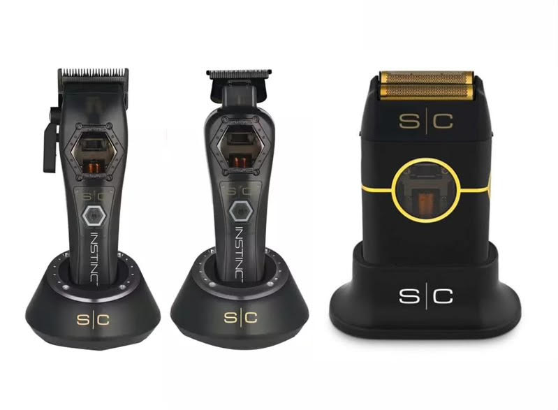 Stylecraft Instinct Metal Clipper, Trimmer, and Pink Shaver Combo