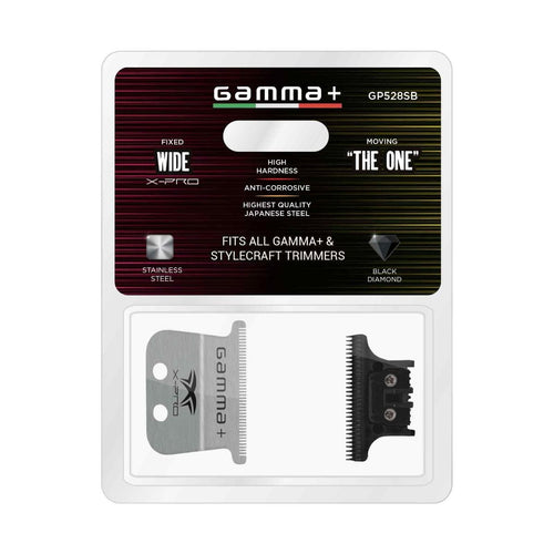 GAMMA+ X-Pro Wide Fixed Moving Replacement Blade GP528SB