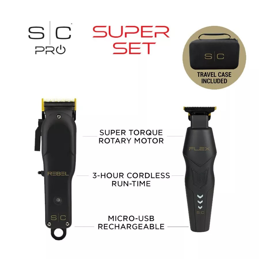 Stylecraft Pro Super Set Rebel Clipper and Flex Trimmer