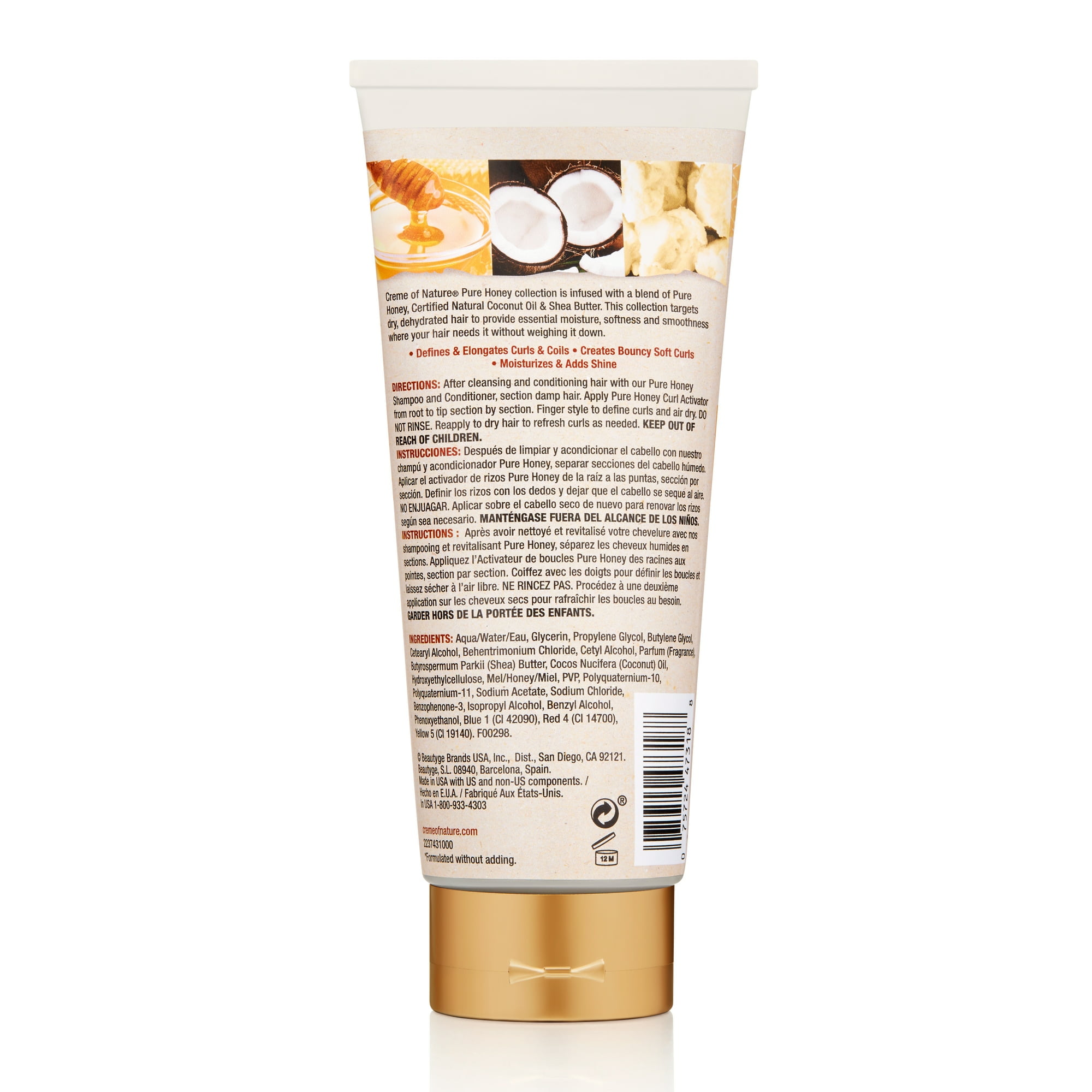 Creme of Nature Pure Honey Shrinkage Defense Curl Activator 10.5 oz. 