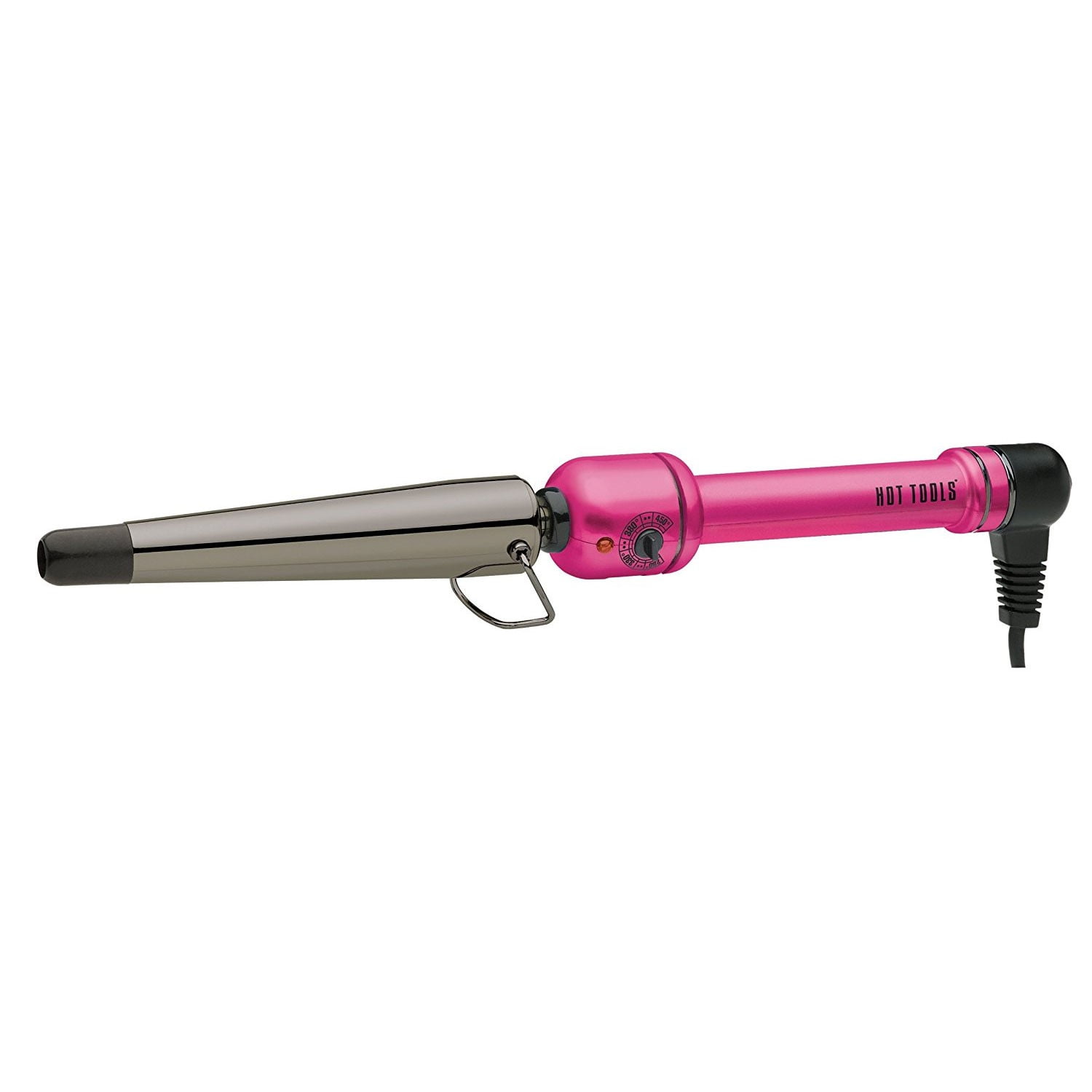Hot Tools Pink Titanium Tapered Curling Iron 