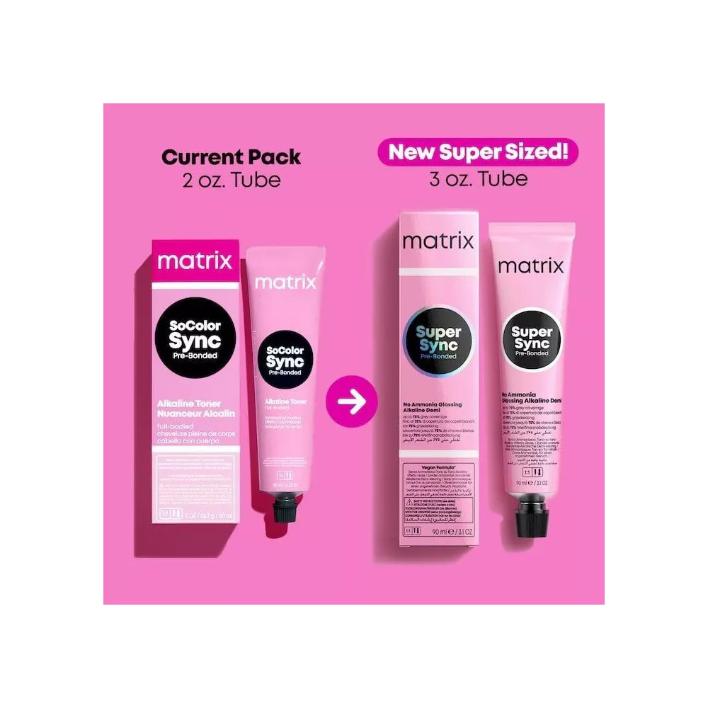 Matrix Super Sync Pre-Bonded Alkaline Demi Hair Color